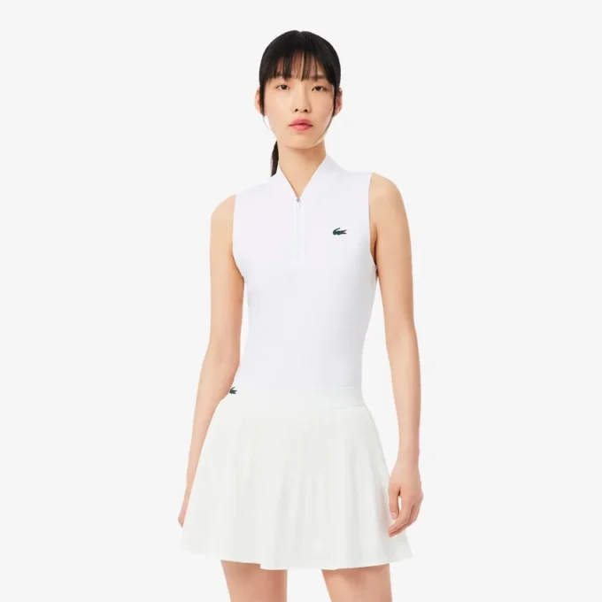 Ärmelloses Ultra Dry Stretch Tennis-Poloshirt