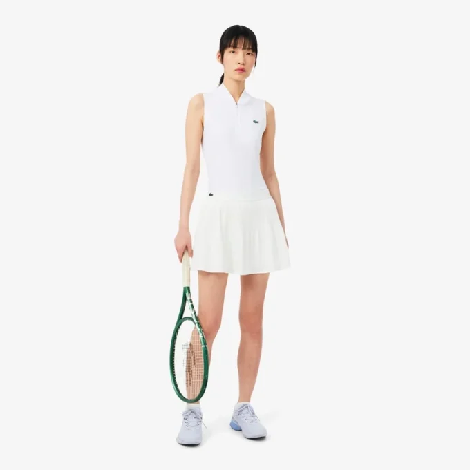 Ärmelloses Ultra Dry Stretch Tennis-Poloshirt