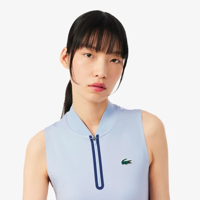 Ärmelloses Ultra Dry Stretch Tennis-Poloshirt