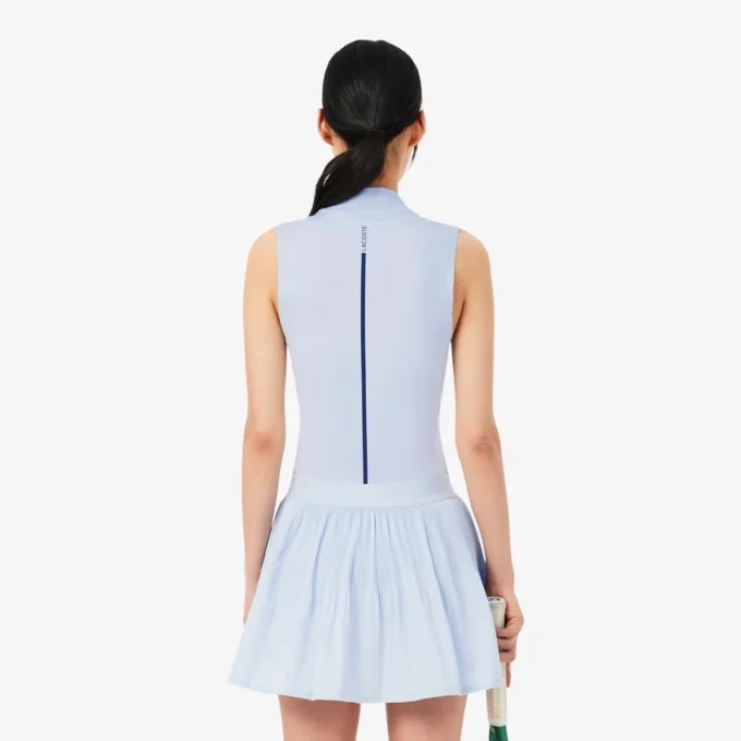 Ärmelloses Ultra Dry Stretch Tennis-Poloshirt