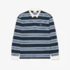 Rugby-Poloshirt mit Streifen im Relaxed Fit