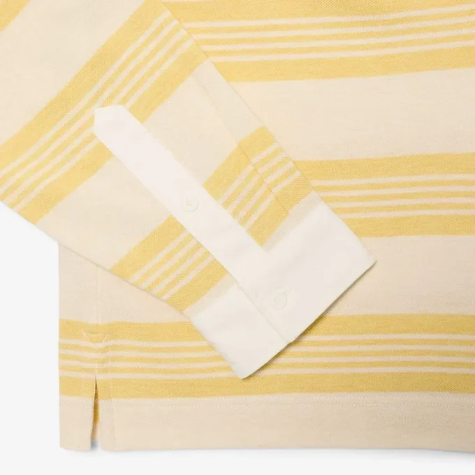 Rugby-Poloshirt mit Streifen im Relaxed Fit