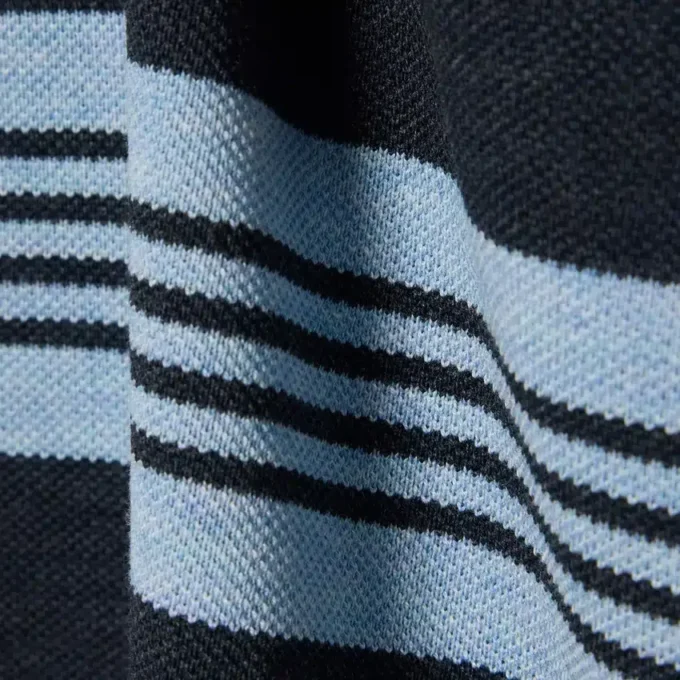 Rugby-Poloshirt mit Streifen im Relaxed Fit