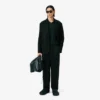 Runway-Blazer aus Satin mit Schalkragen