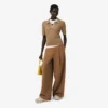 Runway-Hose aus Woll-Blend in weiter Passform