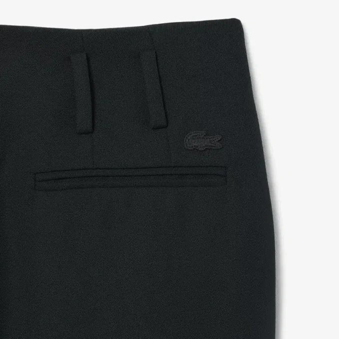 Runway-Hose aus Wolle mit geradem Schnitt