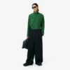 Runway-Hose aus Wolle mit weitem Schnitt