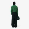 Runway-Hose aus Wolle mit weitem Schnitt