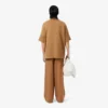 Runway-Hose aus Wolle mit weitem Schnitt