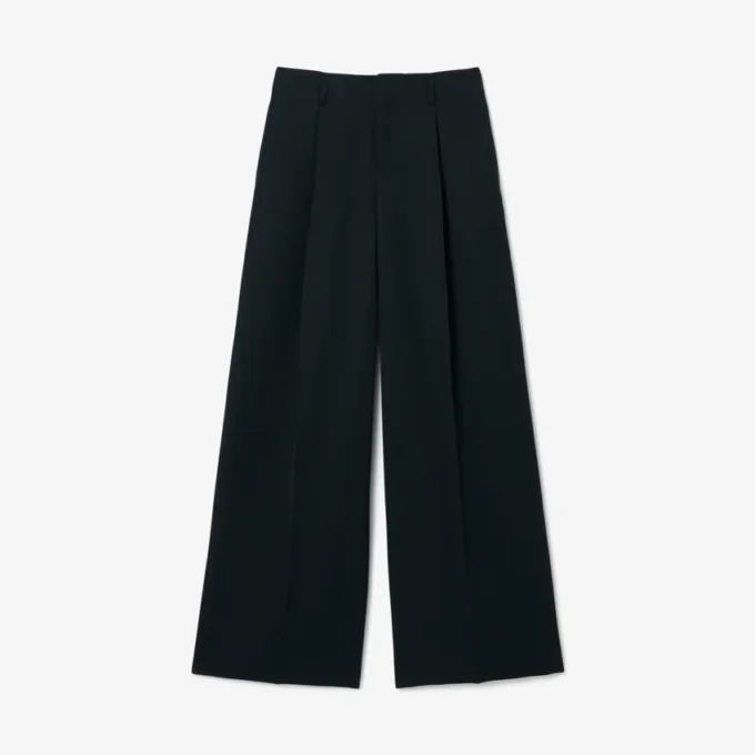 Runway-Hose aus Wolle mit weitem Schnitt