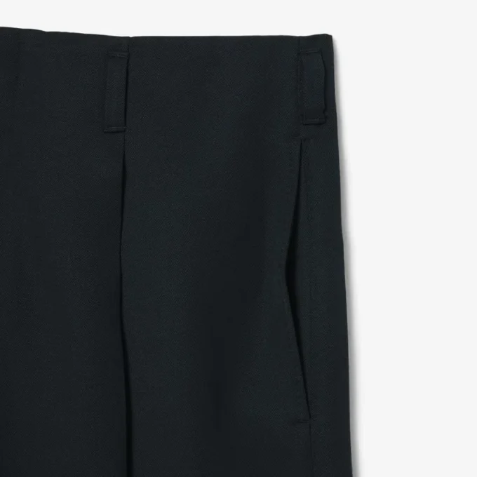 Runway-Hose aus Wolle mit weitem Schnitt