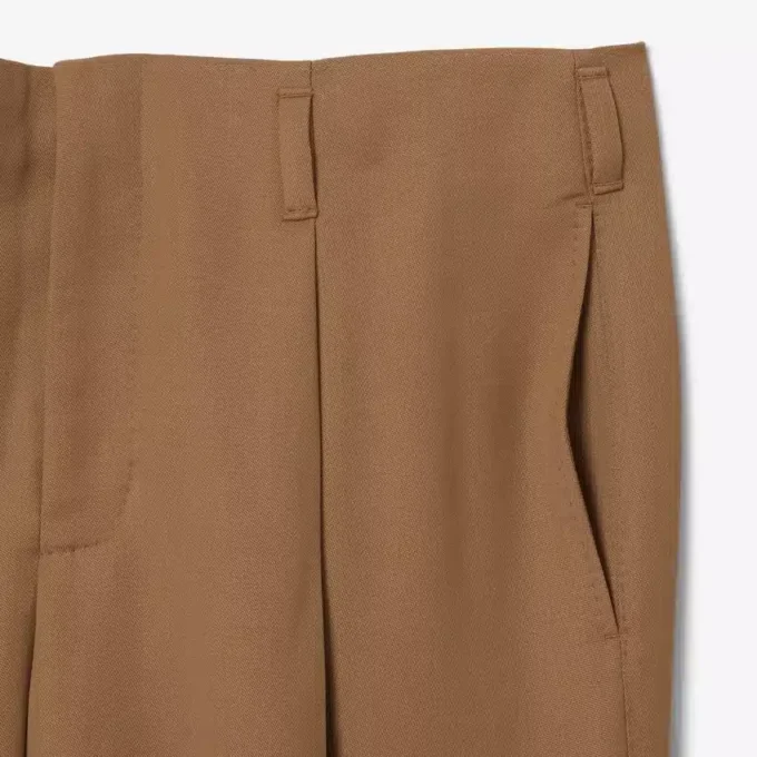 Runway-Hose aus Wolle mit weitem Schnitt