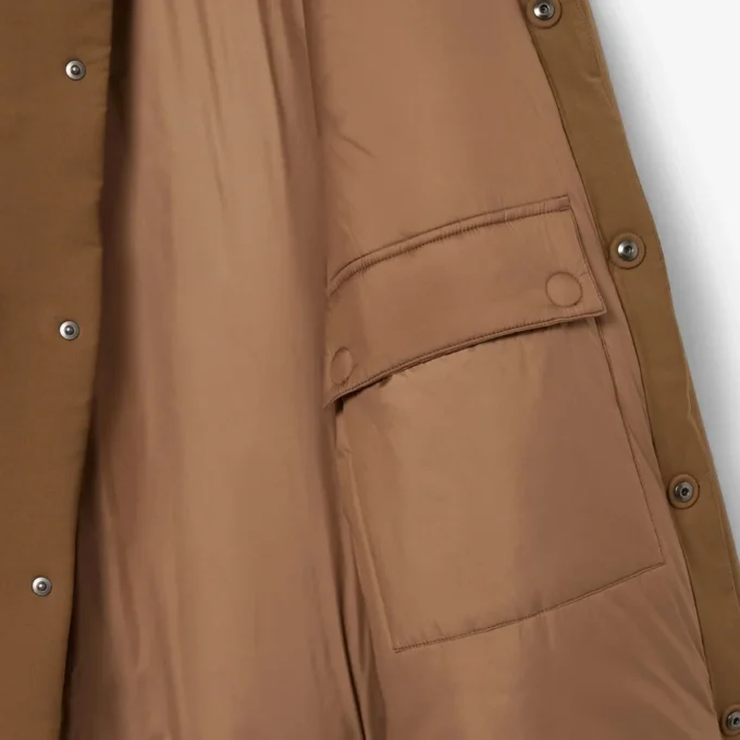 Runway-Jacke aus Wolle-Blend mit Wattierung