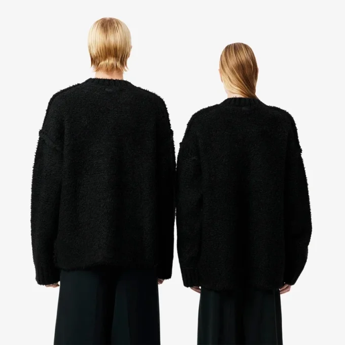Runway Jacquard-Pullover mit Krokodil-Motiv