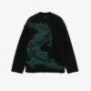 Runway Jacquard-Pullover mit Krokodil-Motiv