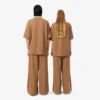 Runway-Jogginghose aus plissiertem Satin
