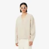 Runway Kaschmir-Strickjacke mit Zopfmuster