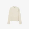 Runway Kaschmir-Strickjacke mit Zopfmuster