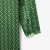 Runway-Kleid mit Satin-Schalausschnitt und Print