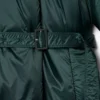 Runway Lange, schillernde Pufferjacke