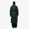 Runway Lange, schillernde Pufferjacke