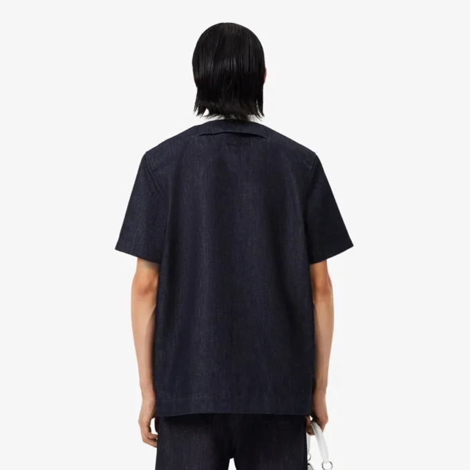 Runway Loose Fit Denim-Poloshirt