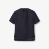 Runway Loose Fit Denim-Poloshirt