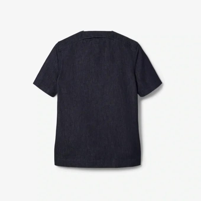 Runway Loose Fit Denim-Poloshirt