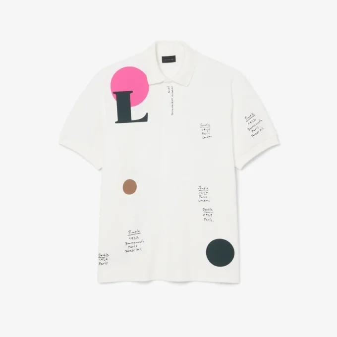 Runway Loose Fit Graphic Piqua Poloshirt
