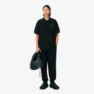 Runway Loose Fit Shield Piqué-Poloshirt