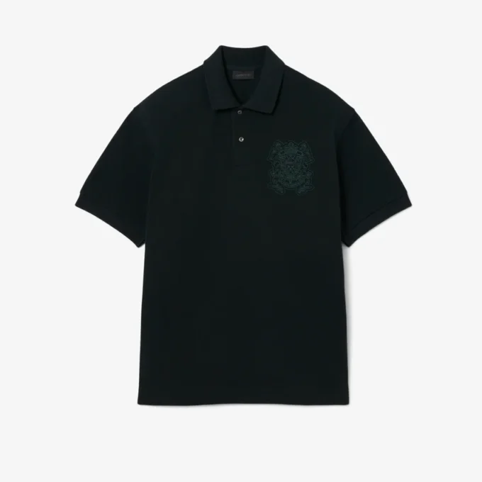 Runway Loose Fit Shield Piqué-Poloshirt