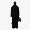 Runway-Mantel aus gekochter Wolle