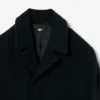 Runway-Mantel aus gekochter Wolle