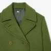 Runway-Peacoat aus langer Slub-Wolle