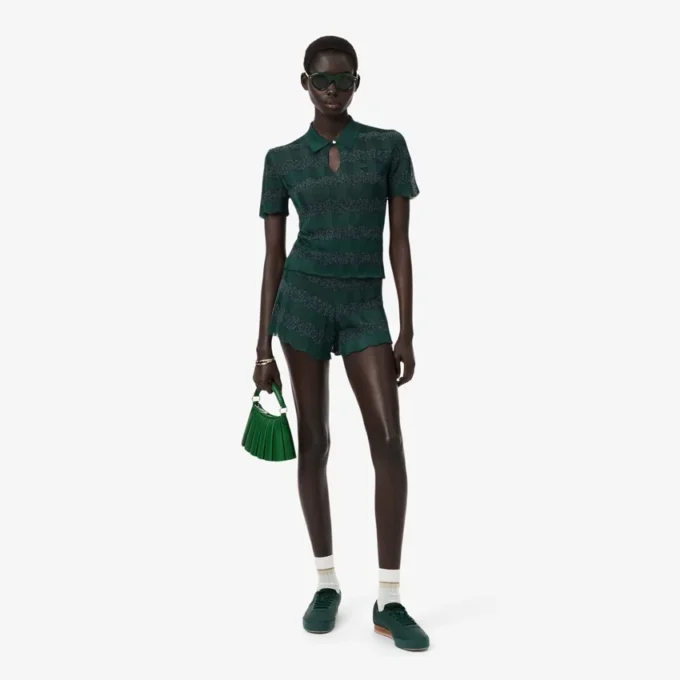 Runway Pointelle-Strick-Shorts