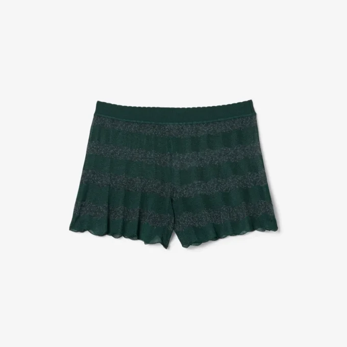 Runway Pointelle-Strick-Shorts