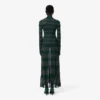 Runway Polo Collar Pointelle Maxikleid