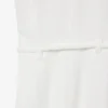 Runway-Poloshirt-Kleid mit Plissee und Stickerei