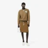 Runway-Poloshirt mit Kragenabzeichen-Akzent-Sweatshirt