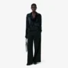 Runway-Poloshirt mit Velours-Kragen