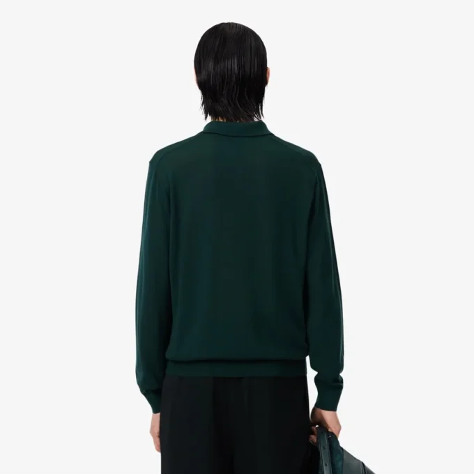 Runway-Pullover aus Merinowolle mit Polokragen
