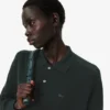 Runway-Pullover aus Wollmischung mit Poloshirt-Kragen