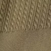 Runway-Pullover mit Zopfmuster und Poloshirt-Kragen