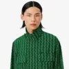 Runway Regular Fit Satinhemd mit Print