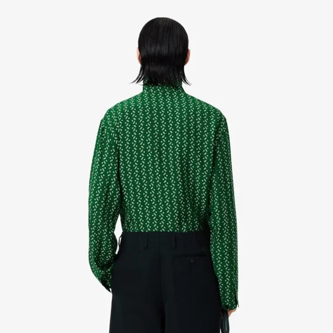 Runway Regular Fit Satinhemd mit Print