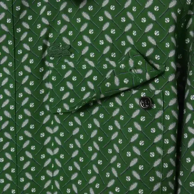Runway Regular Fit Satinhemd mit Print