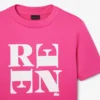 Runway Satin T-Shirt mit Grafik