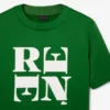 Runway Satin T-Shirt mit Grafik