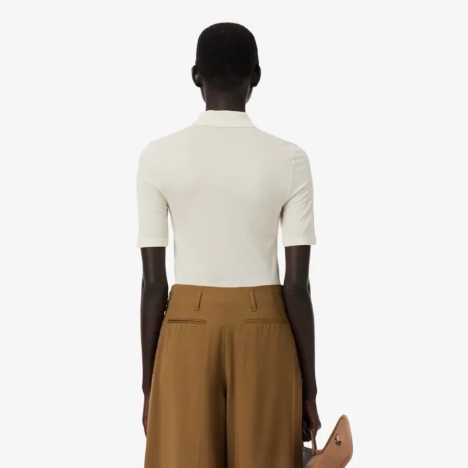 Runway Slim Fit Seiden-Mini-Piqua-Poloshirt