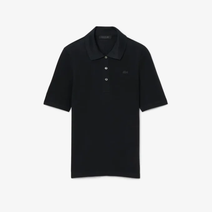 Runway Slim Fit Seiden-Mini-Piqua-Poloshirt